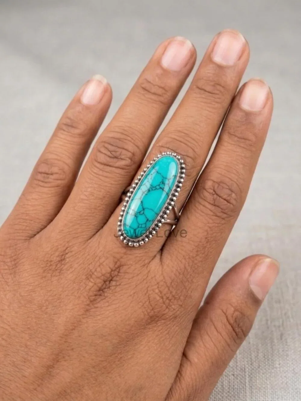 Dainty 925 Sterling Silver Gemstone Ring for Women - Bezel Set Elegant Jewelry